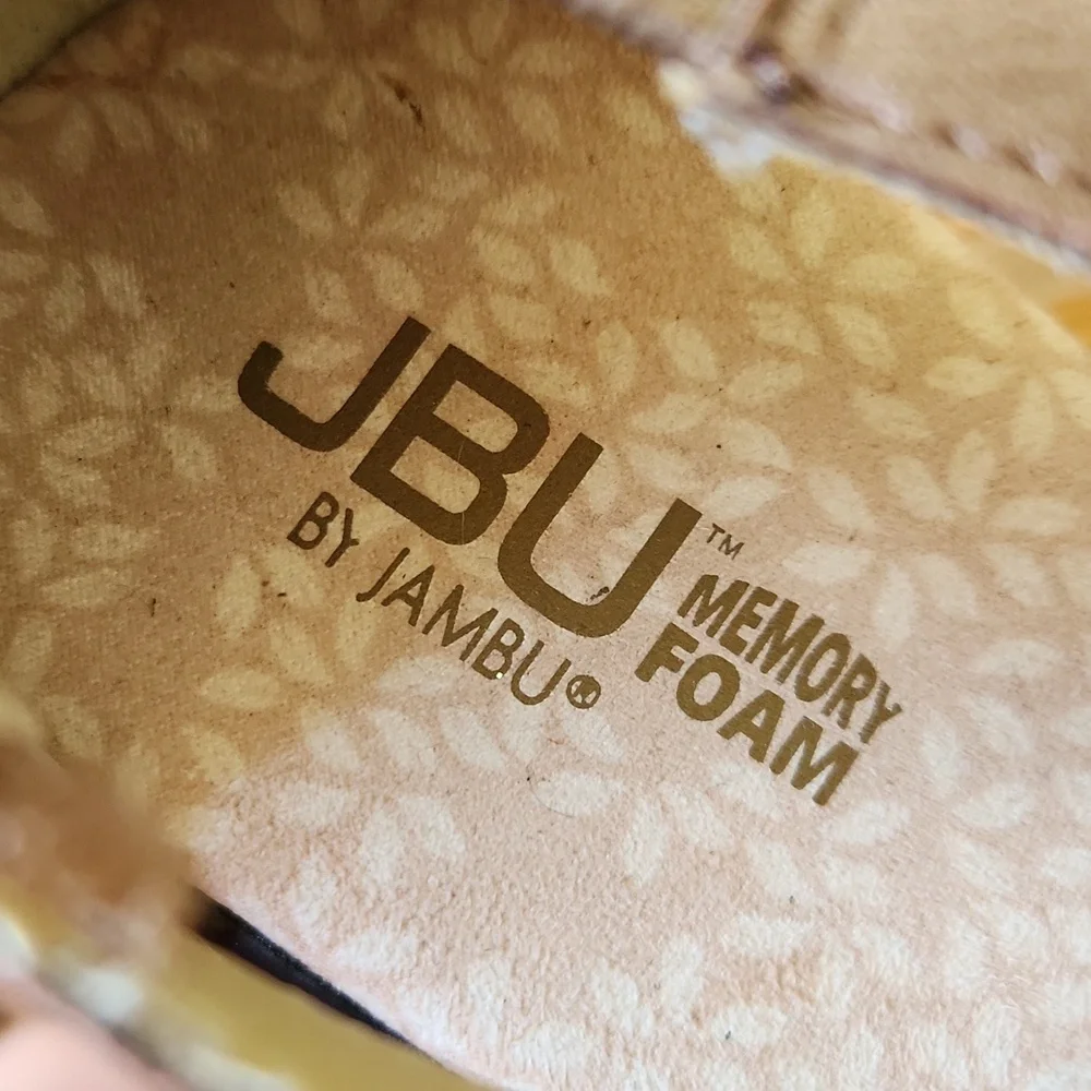 JBU byJAMBU Bianca Tan Wedge Strappy Sandal sz 9.5 - Picture 16 of 16